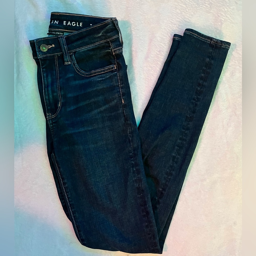 American Eagle Blue Ne(x)t Level Skinny Jeans